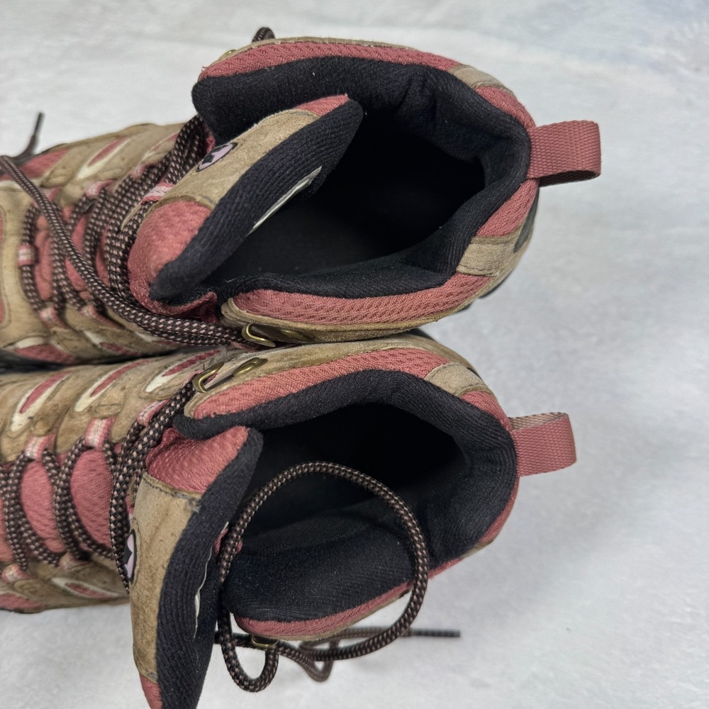 Merrell Moab 2 Mid J06052 Women's US 8.5 Boulder Blush Waterproof Hiking Boots - Picture 5 of 8